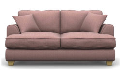 Heart of House Hampstead 2 Seater Tweed Sofa Bed - Pink